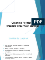 Tema 14.. Organele Politiei, Organele Securitatii Statului Si Organele de Stat in Domeniul Asigurarii Ordinii Publice