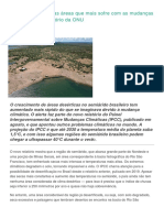 Texto 03 - Semiárido É Uma Das Áreas Que Mais Sofre Com As Mudanças Climáticas, Diz Relatório Da ONU