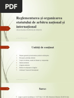 Tema 12.Reglementarea și organizarea statutului de arbitru național și internațional
