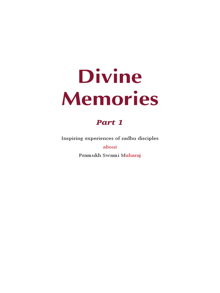 Divine Memories Part 1 | PDF