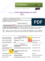 Livres Électroniques en Droit