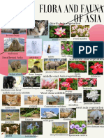 Flora and Fauna Asia