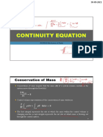 Lecture - 04 - Continuity Equation