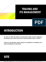 CURS 8 and 9 Trauma and Its Management