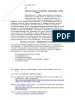 Evolución Histórica Del Derecho Societario en El Mundo y en El Perú