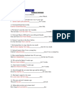 VERBS REPHRASING EBAU BOOKLET - Answer Key