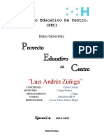 Proyecto Educativo de Centro