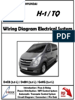 Diagramas Sistema Eléctrico / Wiring Diagram Electrical System Hyundai H1 - TQ