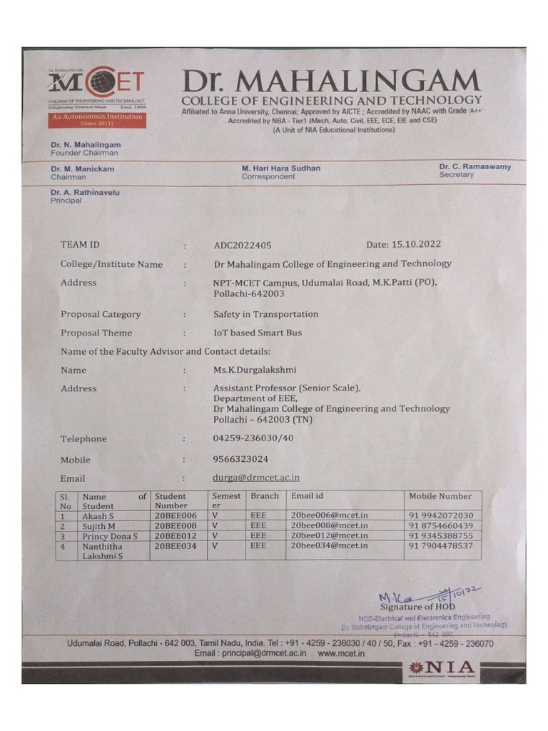 Smart Bus | PDF