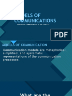 Models of Communications
