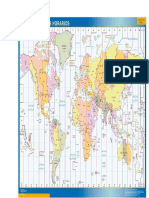 Mapa de Husos Horarios