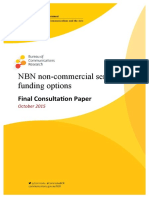 NBN Non-Commercial Services - Final Consultation Paper