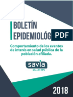 Caracterización Sociodemográfica 2018 Savia Salud