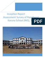 Inception Report - RKS Assessment Survey