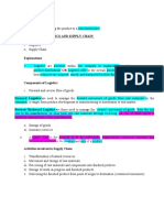 Marketing Part 2 and Logistics Unit