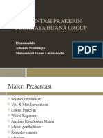 Presentasi Prakerin PT - Cahaya Buana