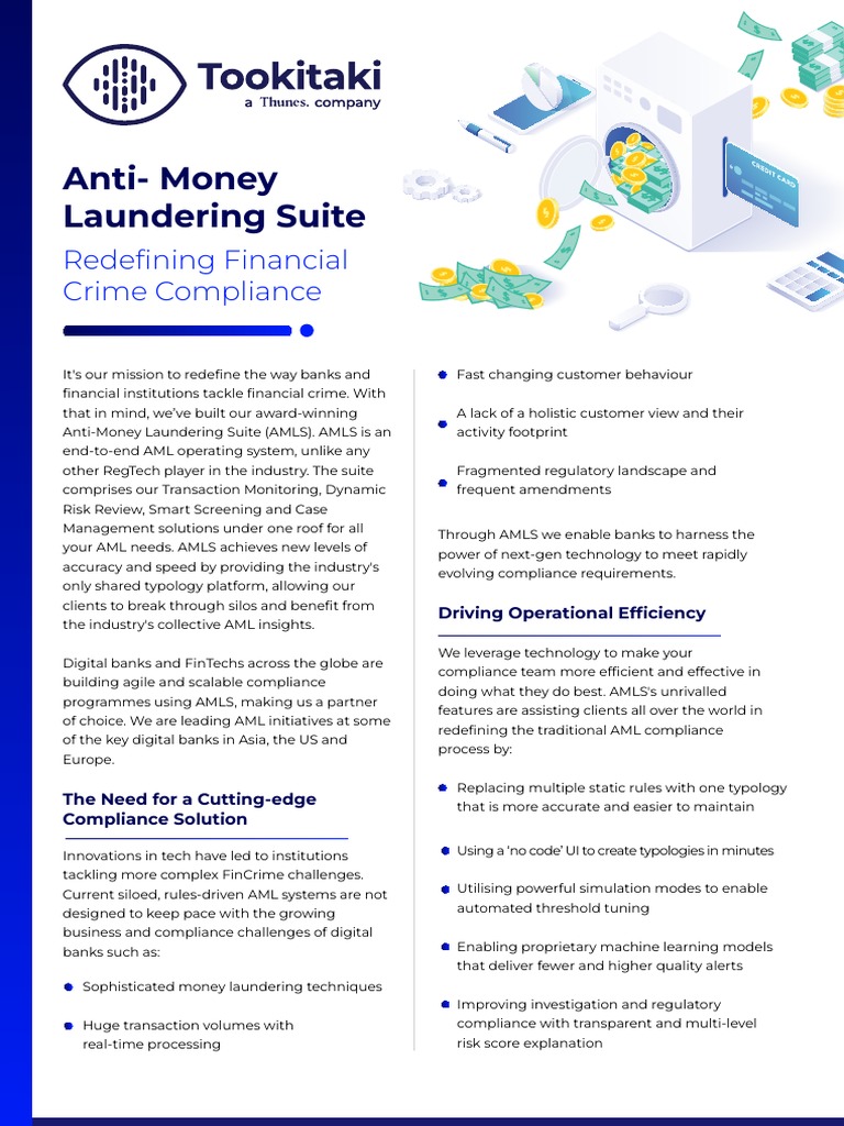 AML Solutions for Digital Banks | PDF | Money Laundering | Regulatory ...