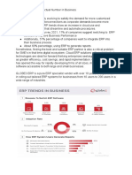 Globe3 - ERP Trends and The Actual Number in Business