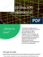 Distribución Multinomial