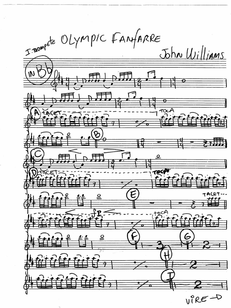 John Williams - Fanfarre | PDF