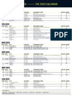 2023 Atp Challenger Calendar As of 12 28 2022