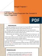 Kajian Lapangan Tentang Pengurusan Sisa Domestik Di Tempat Tinggal