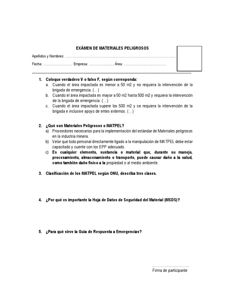 Exámen de Matpel | PDF