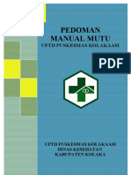 pedoman manual mutu