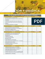 Plan de Nutrición y Dietetica