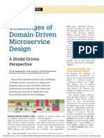 Challenges of Domain-Driven Microservice Design A Model-Driven Perspective