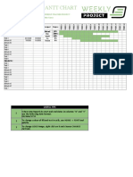 Weekly Gantt Chart Template - TemplateLab.com