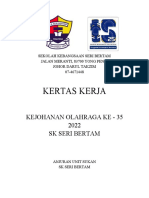 Kertas Kerja Sukan Tahunan SKSB 2022