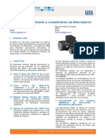 WEG Sistemas de Aislamiento y Revestimiento de Alternadores Articulo Tecnico Espanol