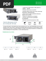 Datasheet Fonte IPS G16 AC e DC