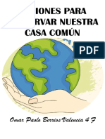 Acciones para Preservar Nuestra Casa Común