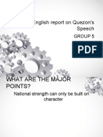 English Report On Quezon