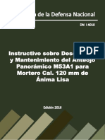 Instructivo Sobre Descripción y Mantenimiento Del Anteojo Panorámico M53A1 para Mortero Cal. 120 MM de Ánima Lisa