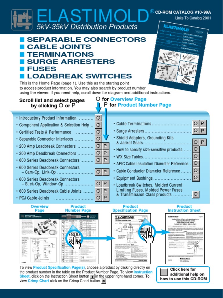 Elastimold: 5kV-35kV Distribution Products | PDF | Electrical Connector ...