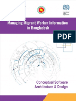 Conceptual Software Architechture and Design of Labour Market Information System (LMIS) and Migrant Workers' Management Information Systems (MWIMS)