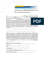 Declaracion Origen de Fondos