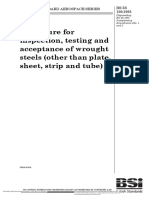 Procedure For Inspection, Testing and Acceptance of Wrought Steels (Other Than Plate, Sheet, Strip and Tube)