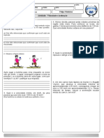 1 Série - 2º Bimestre - Velocidade e Aceleração Teste