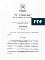 STP3038-2018. Naturaleza Jurídica de La Denuncia. No Es Reservada. Derecho de Defensa.