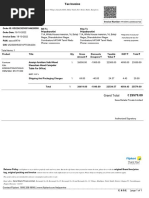 Bill For Table and Chairs