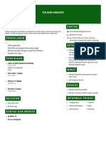 Profil Tia Nur Hidayati Calon SDM