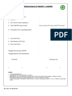 KS-FM-HSE-06 Form Permohonan ID PERMIT & SIMPER