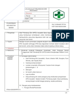 Sop Pengelolaan Apd Reusable