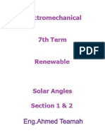 Solar Angles