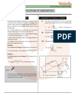 Class 12 Revision Notes Application of Derivatives