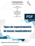 Eq4.Tipos de Espectrometria de Masas (Analizadores)